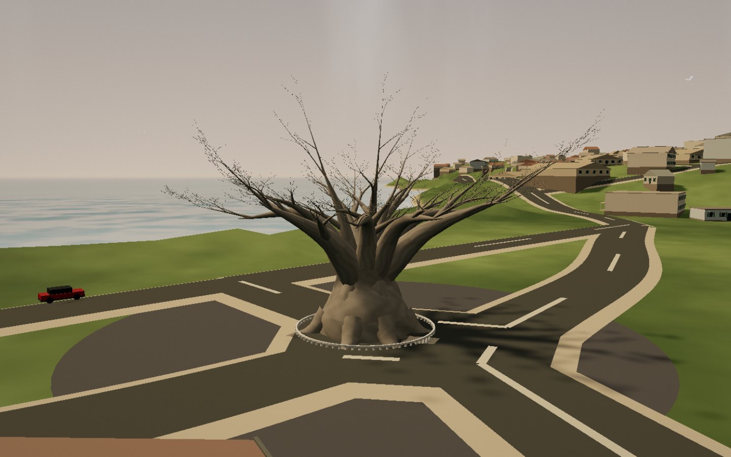 Le Grand Baobab — illustration du paysage